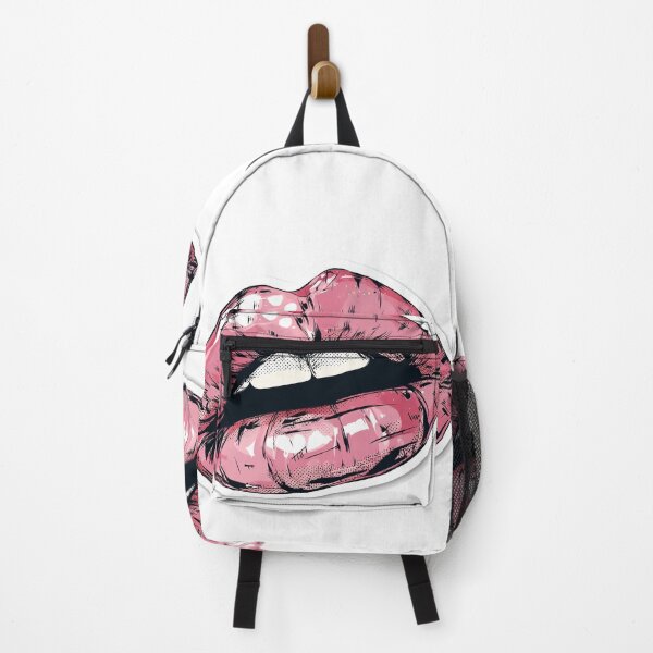 Item preview, Cyberpunk Lips – Futuristic Pop Art Illustration designed and sold by Grafititee.