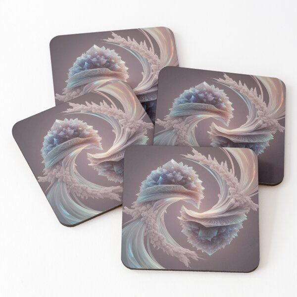 Item preview, Ethereal Crystalline Swirls in Cosmic Duality designed and sold by Bilikaru.