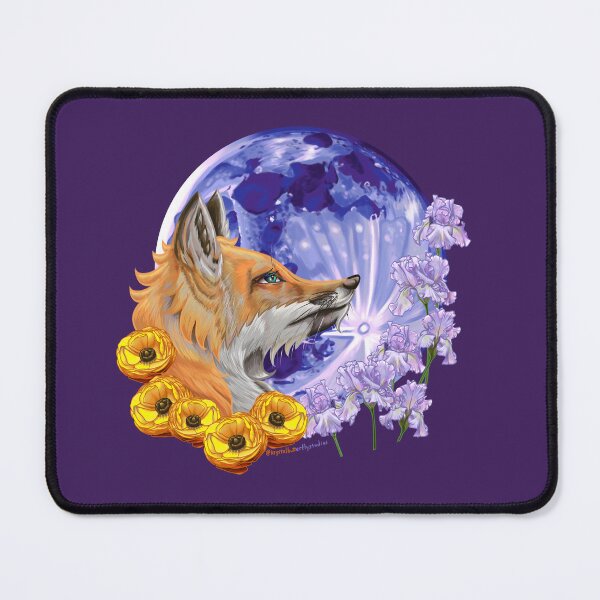 Item preview, Moonfox-- Mystical Fox Under the Lunar Glow designed and sold by KrystalBStudios.