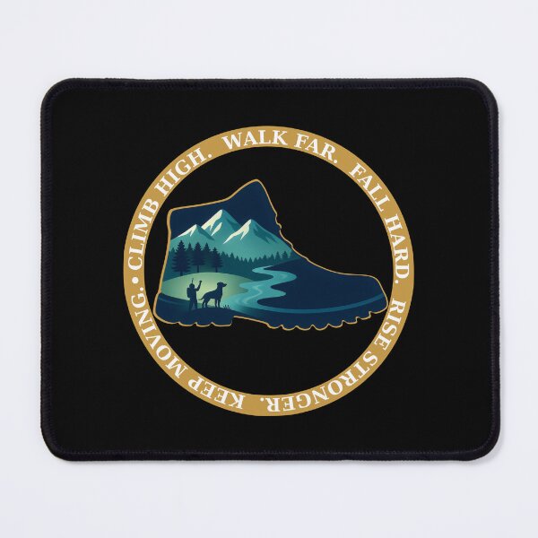 Item preview, Do It Anyway Hiking Boot Mountain Design designed and sold by wildexperience.