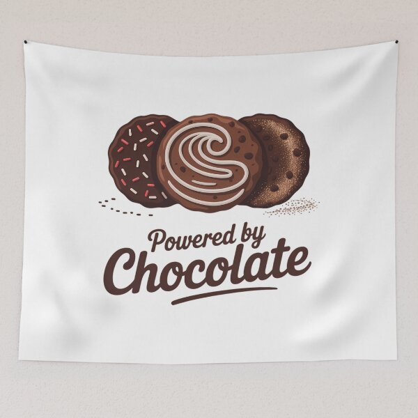 Item preview, Powered By Chocolate Chocolate designed and sold by PunkNation-Arts.