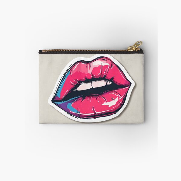 Item preview, Cyberpunk Lips – Futuristic Pop Art Illustration designed and sold by Grafititee.