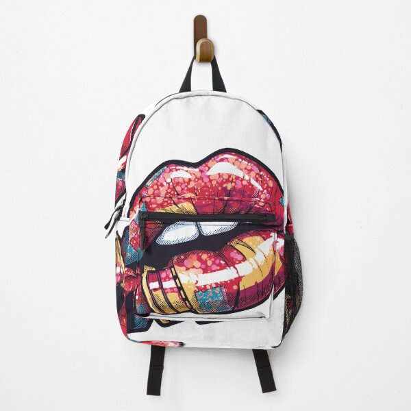 Item preview, Cyberpunk Lips – Futuristic Pop Art Illustration designed and sold by Grafititee.
