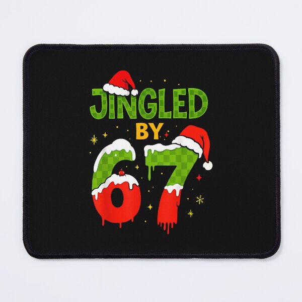 Item preview, Christmas Jingled By 67 Meme Six Seven Gen Z Alpha Slang designed and sold by MOHITSALVI.