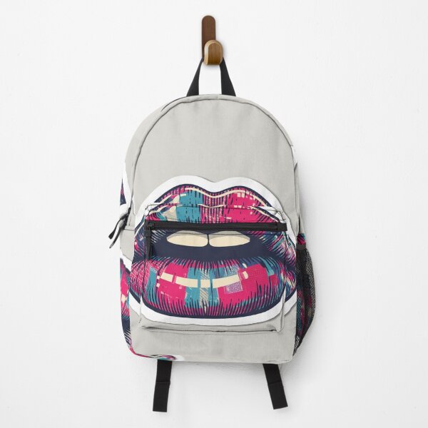 Item preview, Cyberpunk Lips – Futuristic Pop Art Illustration designed and sold by Grafititee.