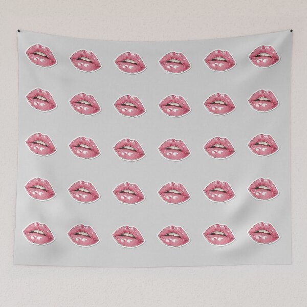 Item preview, Cyberpunk Lips – Futuristic Pop Art Illustration designed and sold by Grafititee.