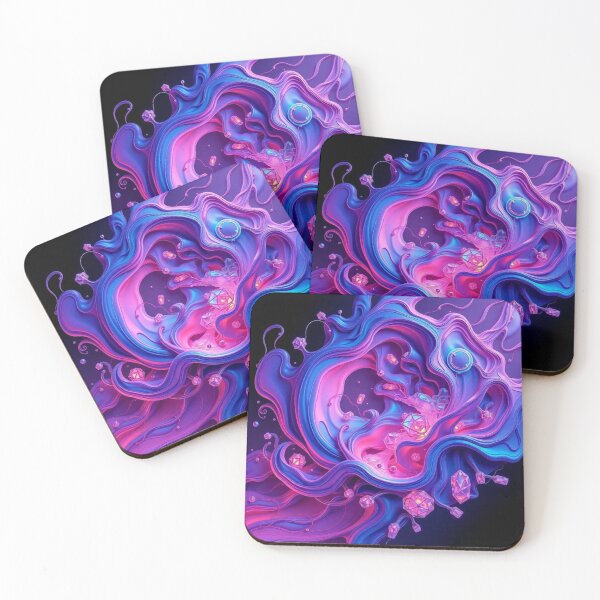 Item preview, Mystical Gem Swirls in Purple Nebula Flow designed and sold by Bilikaru.