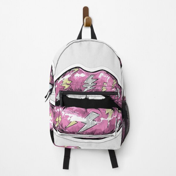 Item preview, Cyberpunk Lips – Futuristic Pop Art Illustration designed and sold by Grafititee.