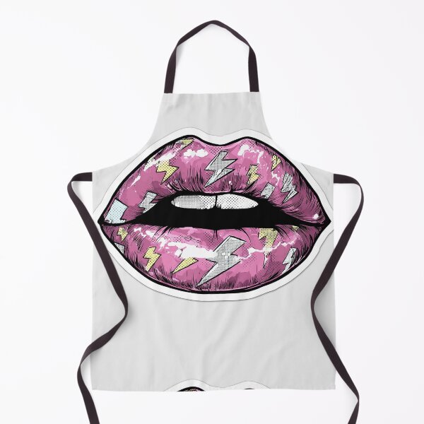 Item preview, Cyberpunk Lips – Futuristic Pop Art Illustration designed and sold by Grafititee.