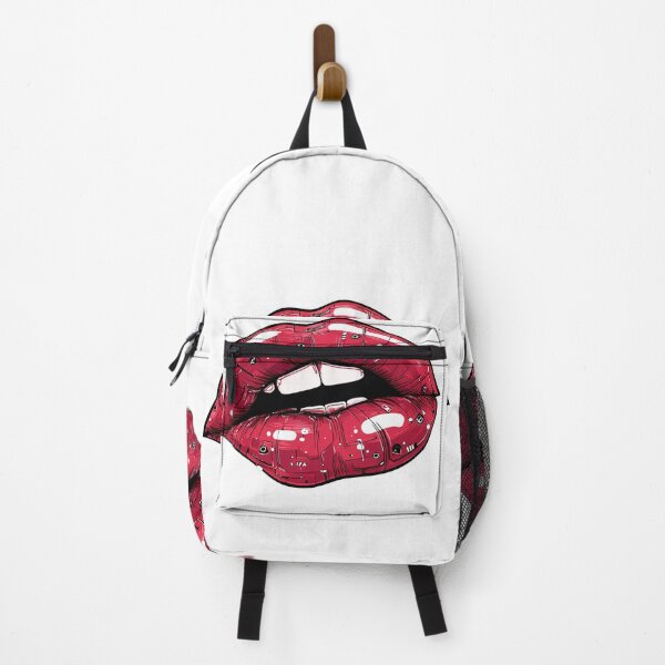 Item preview, Cyberpunk Lips – Futuristic Pop Art Illustration designed and sold by Grafititee.
