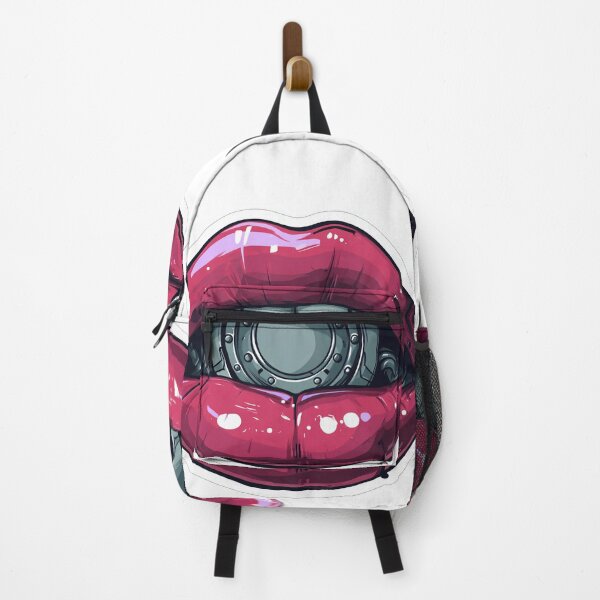 Item preview, Cyberpunk Lips – Futuristic Pop Art Illustration designed and sold by Grafititee.