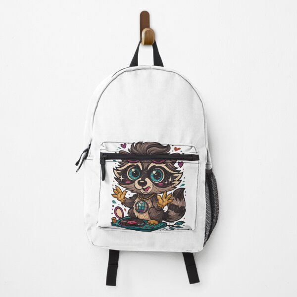 Item preview, Glitter Groove Raccoon Spins the Beat designed and sold by Mindful56.