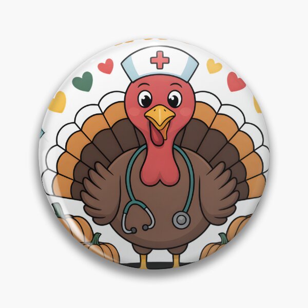 Item preview, Funny Dermatology Gobble Squad Thanksgiving Turkey Nurse Design designed and sold by YRDigitalArt.
