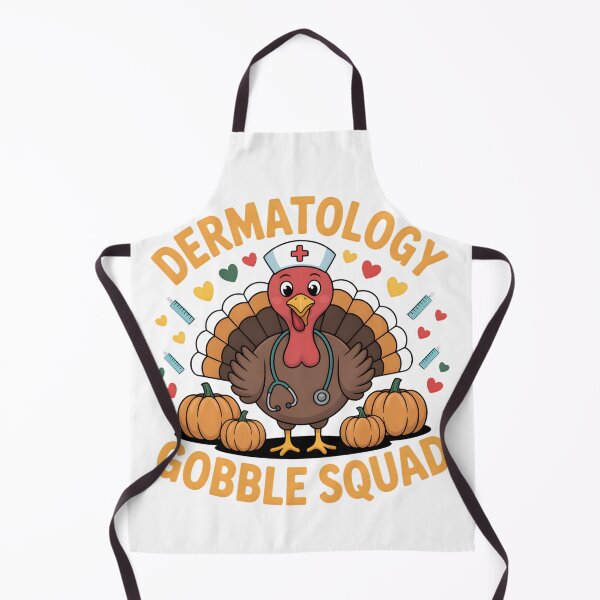 Item preview, Funny Dermatology Gobble Squad Thanksgiving Turkey Nurse Design designed and sold by YRDigitalArt.