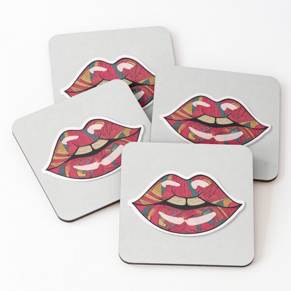 Item preview, Cyberpunk Lips – Futuristic Pop Art Illustration designed and sold by Grafititee.