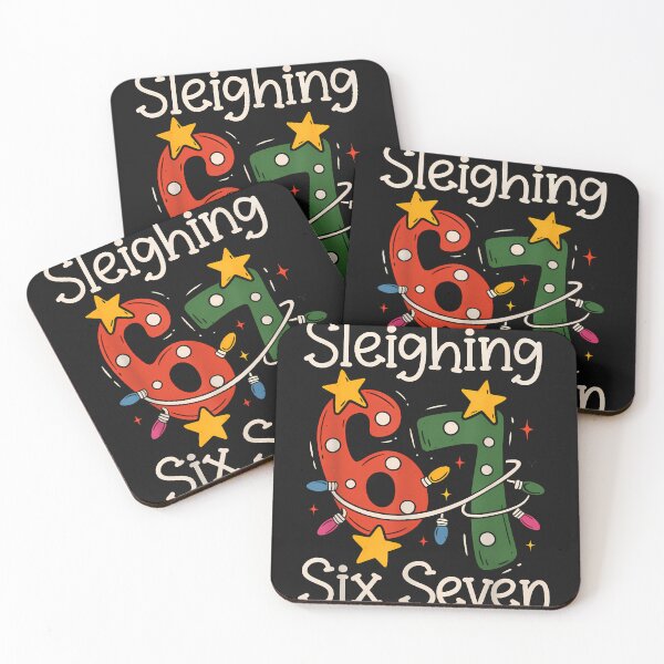 Item preview, Sleighing Six Seven 67 Meme Christmas Gen Z Alpha Slang designed and sold by TalalosART.