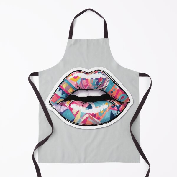 Item preview, Cyberpunk Lips – Futuristic Pop Art Illustration designed and sold by Grafititee.