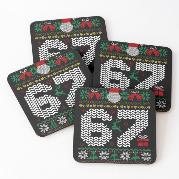 Item preview, 67 6 7 Meme Six Seven Ugly Christmas Gen Z Alpha Slang Funny designed and sold by TalalosART.