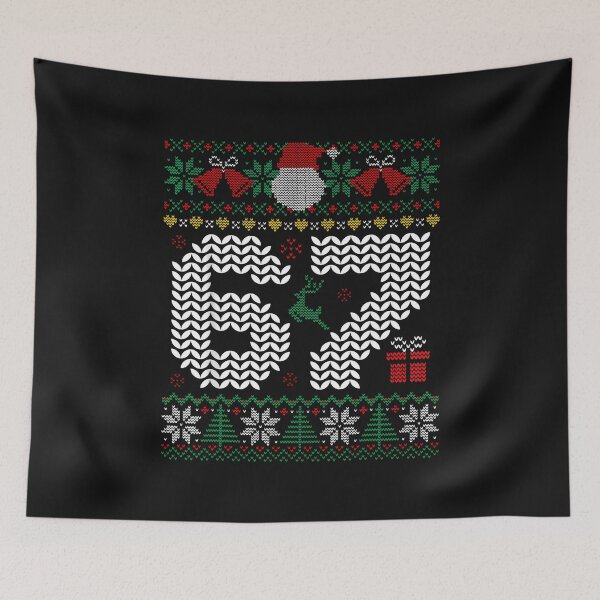 Item preview, 67 6 7 Meme Six Seven Ugly Christmas Gen Z Alpha Slang Funny designed and sold by TalalosART.