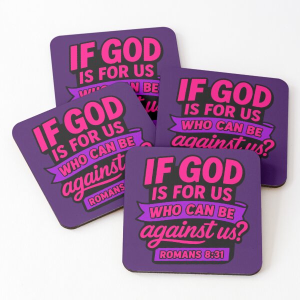 Item preview, Romans 8:31 If God Is For Us Who Can Be Against Us? designed and sold by plushism.