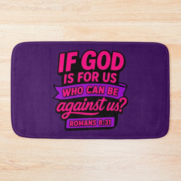 Item preview, Romans 8:31 If God Is For Us Who Can Be Against Us? designed and sold by plushism.