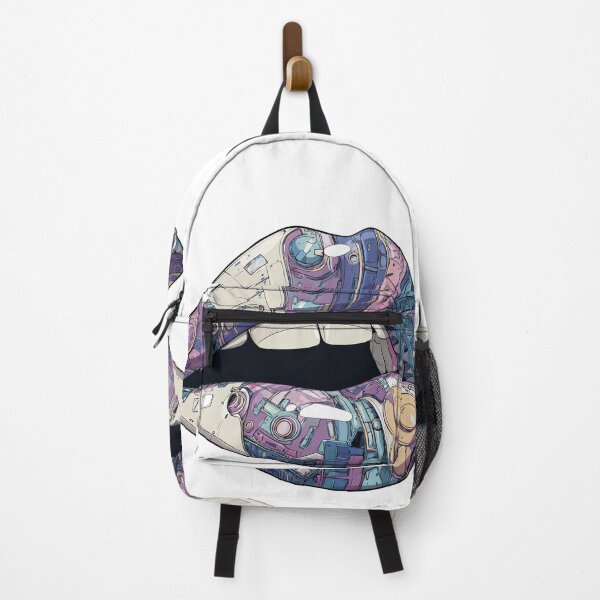 Item preview, Cyberpunk Lips – Futuristic Pop Art Illustration designed and sold by Grafititee.