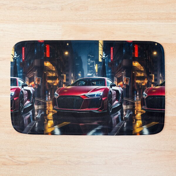 Item preview, Futuristic Sports Machine Displayed On Illuminated Urban Streets designed and sold by RevUpDesign.