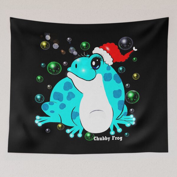 Item preview, Chubby Frog On Christmas Eve  designed and sold by Shirley cute art .