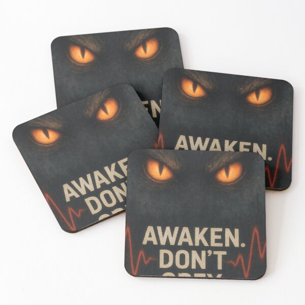 Item preview, AWAKEN. DON’T OBEY. —BLACKDRAGON1661 designed and sold by Blackdragon1661- original.