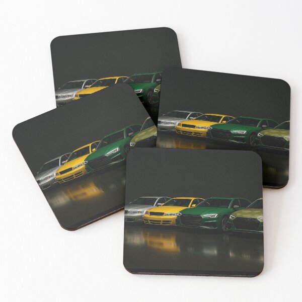 Item preview, Fast Wagon Icons Posed Together In Clean Automotive Gallery designed and sold by RevUpDesign.