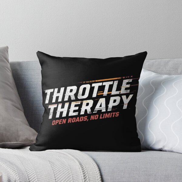 Item preview, Throttle Therapy Open Roads No Limits – Racing Speed Biker Design designed and sold by MotoRebel.