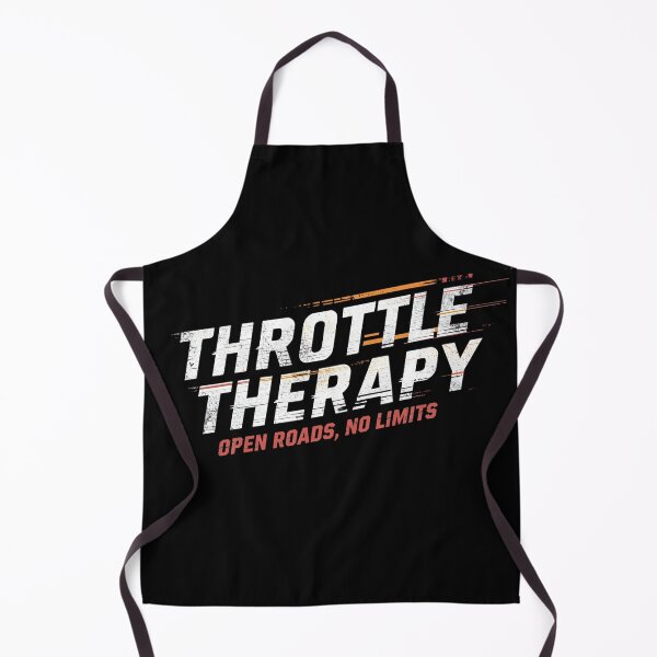 Item preview, Throttle Therapy Open Roads No Limits – Racing Speed Biker Design designed and sold by MotoRebel.