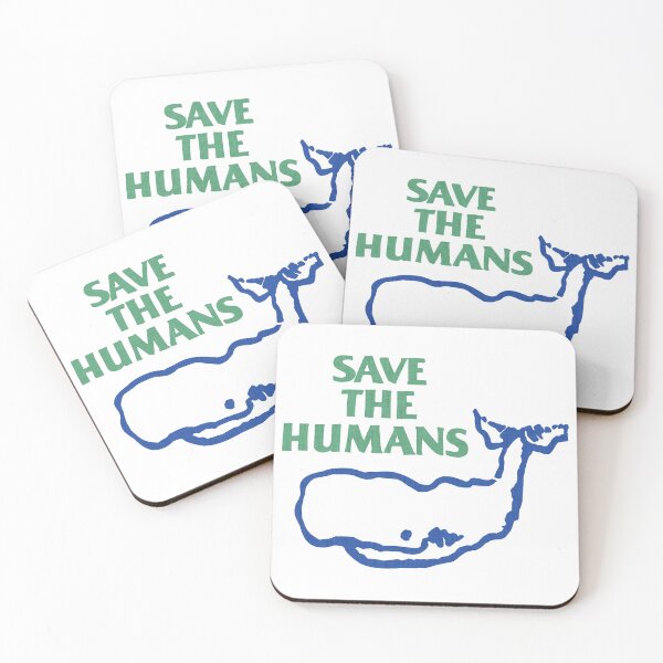 Item preview, Save The Humans Whale Quote Ecological Humor designed and sold by Ani.