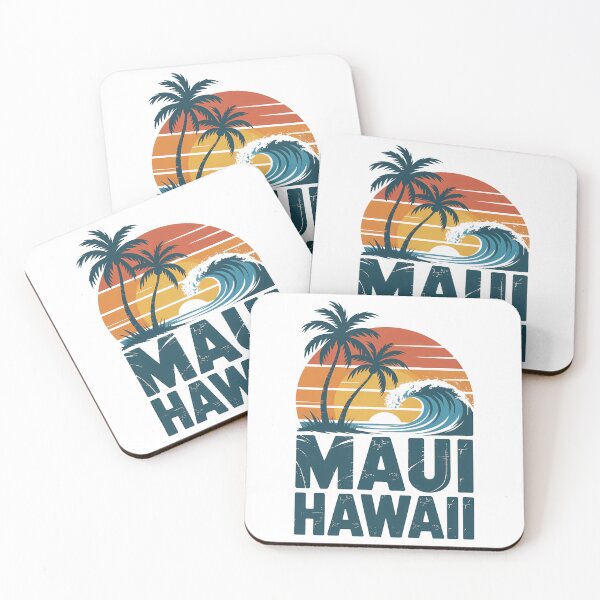 Item preview, Maui Hawaii Surf Beach Surfing 70's Hawaiian designed and sold by Moon-Ape.