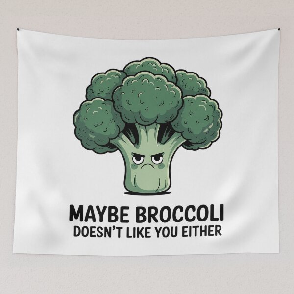 Item preview, Maybe Broccoli Doesn't Like You Either Broccoli designed and sold by Moon-Ape.