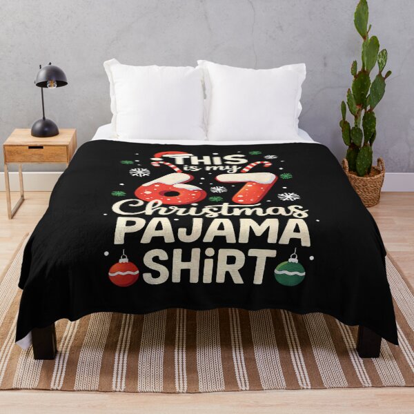 Item preview, 67 Meme Six Seven Funny Christmas Pajama Gen Z Alpha Slang designed and sold by TalalosART.
