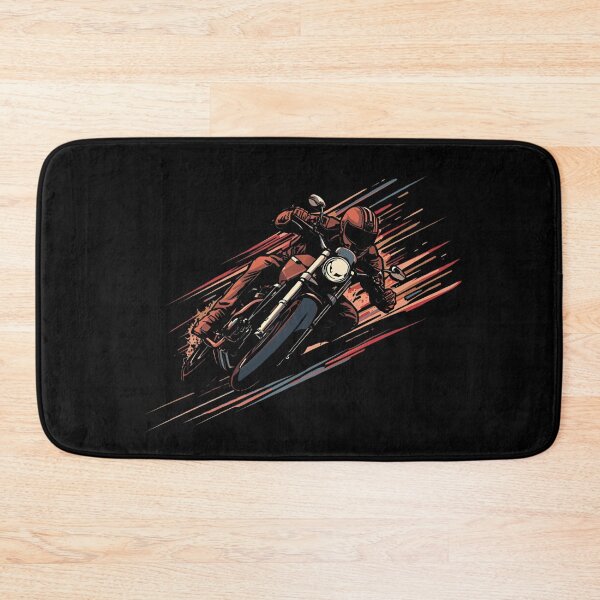 Item preview, High-Speed Motorcycle Leaning – Dynamic Biker Design designed and sold by MotoRebel.