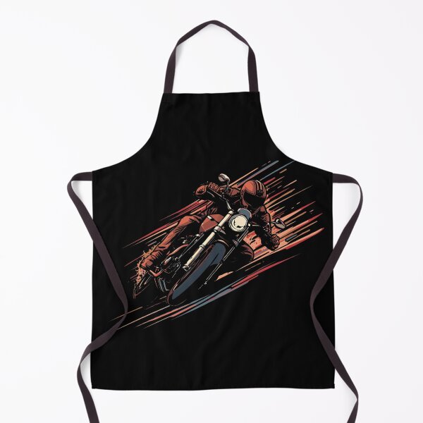 Item preview, High-Speed Motorcycle Leaning – Dynamic Biker Design designed and sold by MotoRebel.