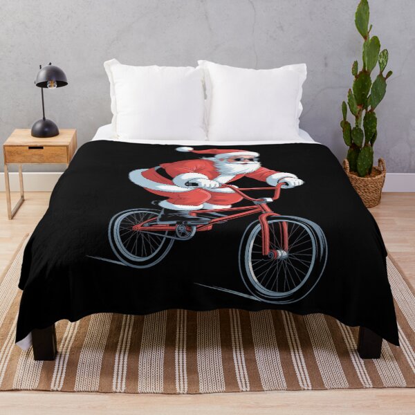 Item preview, Santa BMX Lover Biker Bicycle Racing Cyclist Christmas Xmas designed and sold by HellD3vil-Art.