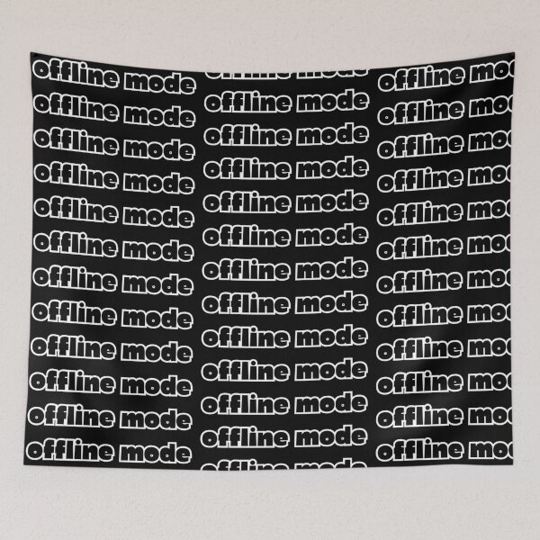 Item preview, Offline Mode – Minimalist Digital Detox Design designed and sold by Design Delinquent.