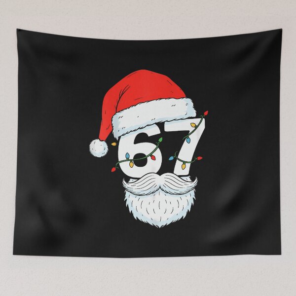 Item preview, Trending Six Seven Meme Christmas 67 Santa Face Men Boys designed and sold by TalalosART.