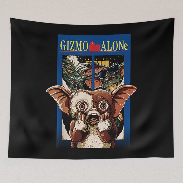 Item preview, Home Alone – Gizmo Christmas Parody Retro Movie Art designed and sold by Elsa Skyler.