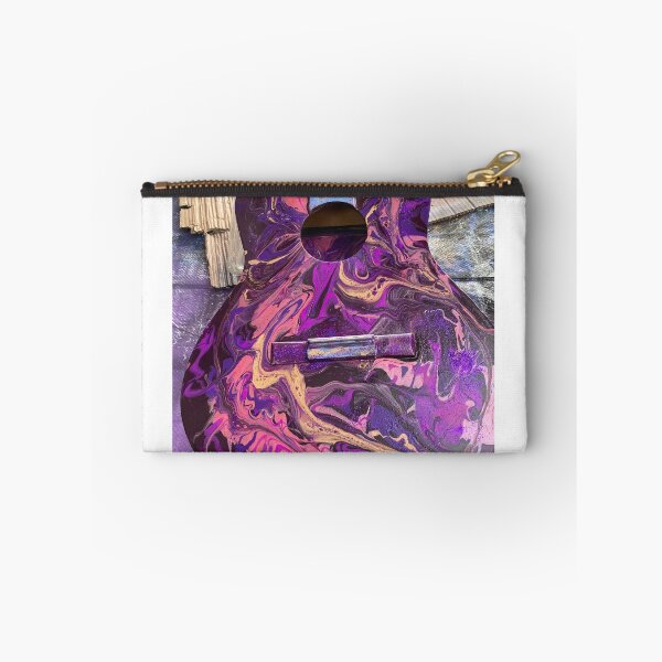 Artikelvorschau, Acryl-Pouring auf Gitarre entworfen und verkauft von Margaret Watkins.