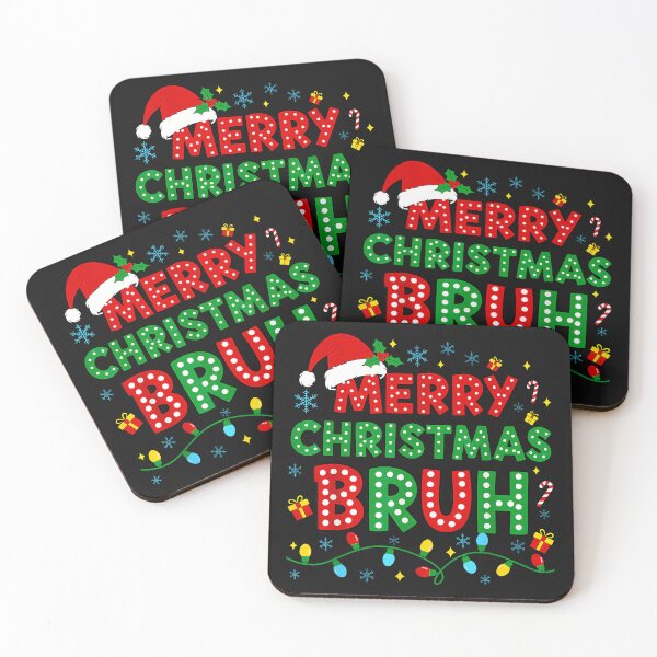 Item preview, Merry Christmas Bruh Meme Funny Saying Greeting Boys Men designed and sold by TalalosART.