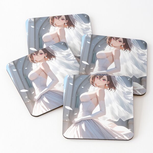 Artikelvorschau, Momo Ayase Hochzeitskleid Dandadan Anime Girl Waifu entworfen und verkauft von HumbertoValveno.