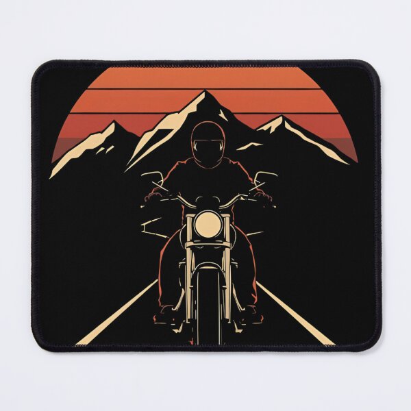Item preview, Motorcycle on Winding Mountain Road – Adventure Biker Design designed and sold by MotoRebel.