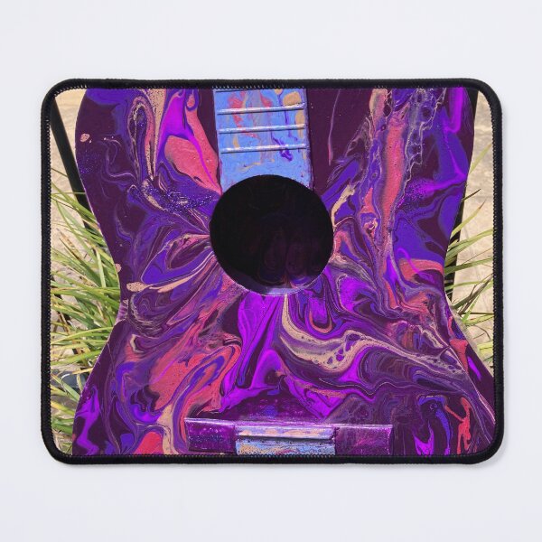 Item preview, Painted guitar designed and sold by Margaret Watkins.