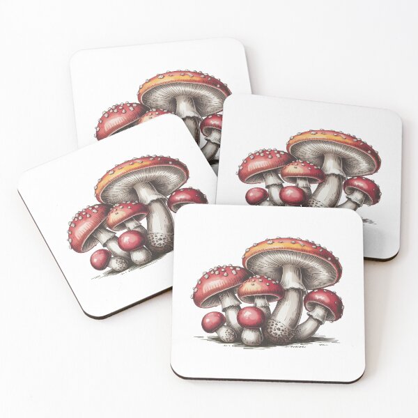 Item preview, Amanita Study — Poisonous Beauty designed and sold by GiftsForge.