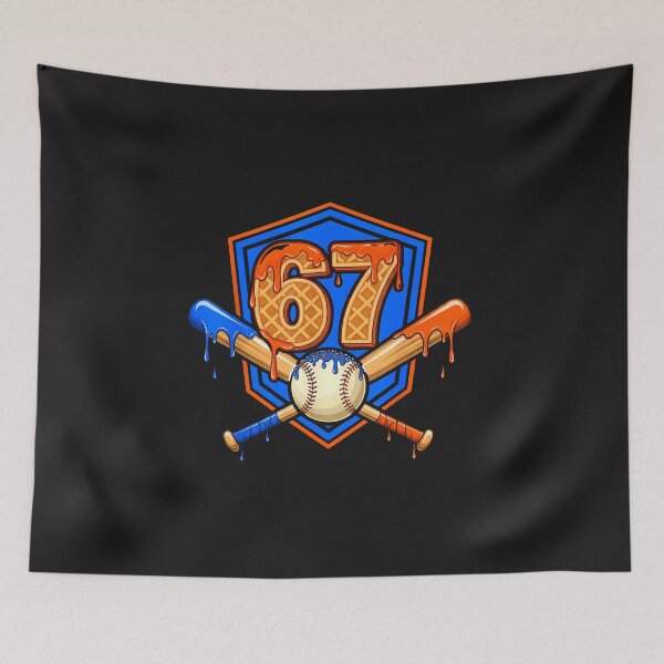 Item preview, Baseball Drip Jersey Number 67 For Players  67Th Birthday designed and sold by diyoor.
