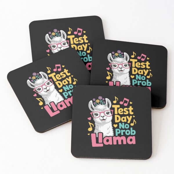 Item preview, Test Day No Prob-llama Llama Teacher Testing Day  designed and sold by MicanCuteStore.